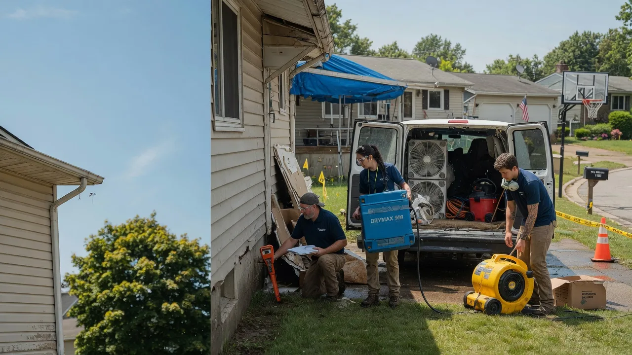 Ceiling Leak Cleanup in Grand River, OH near me