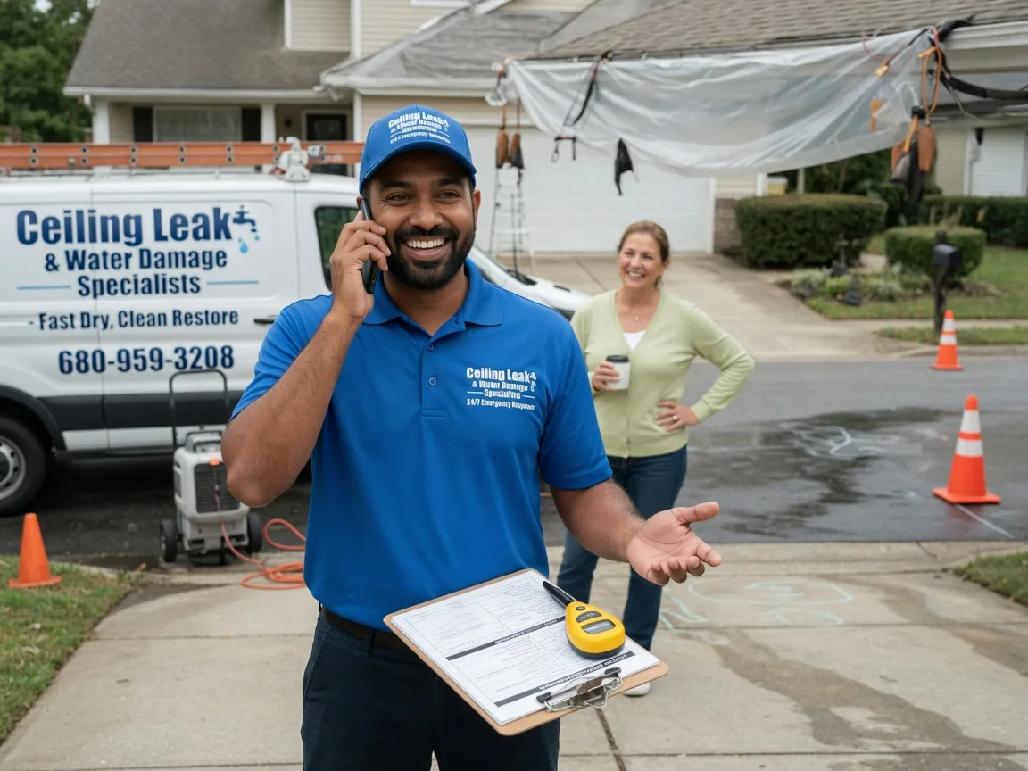 Ceiling Leak Cleanup Grand River, OH FAQs
